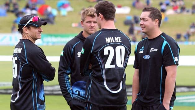(From left) Nathan McCullum and Corey Anderson will be important parts of New Zealand's challenge against top-flight teams © Getty Images