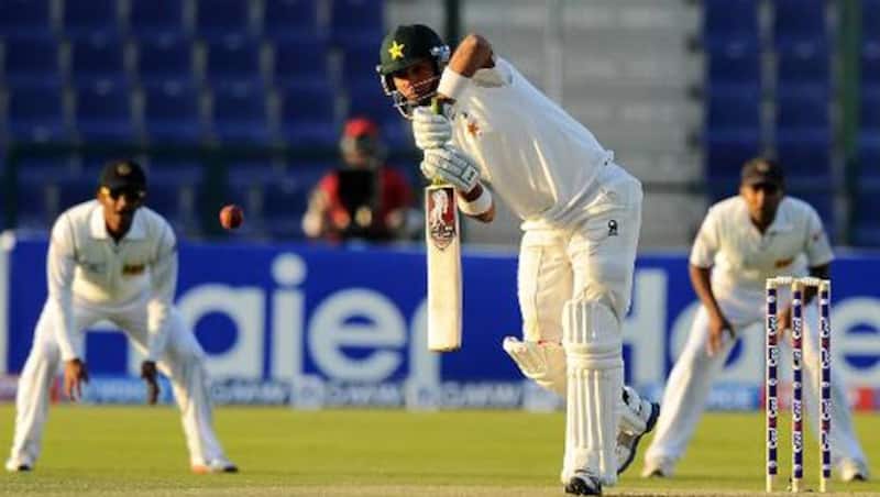 Misbah-ul-Haq hit a century in the first Test &copy; AFP