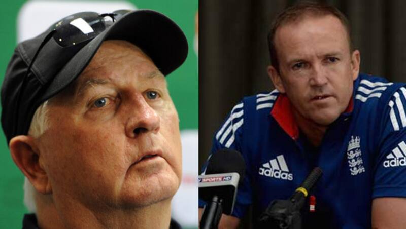 Under Duncan Fletcher (left) India have struggled to do well. On the other hand, England performed wlel under Andy Flower's tenure &Acirc;&copy; Getty Images