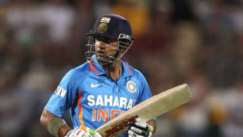 Gautam Gambhir shares cricketing tips with orphanage children