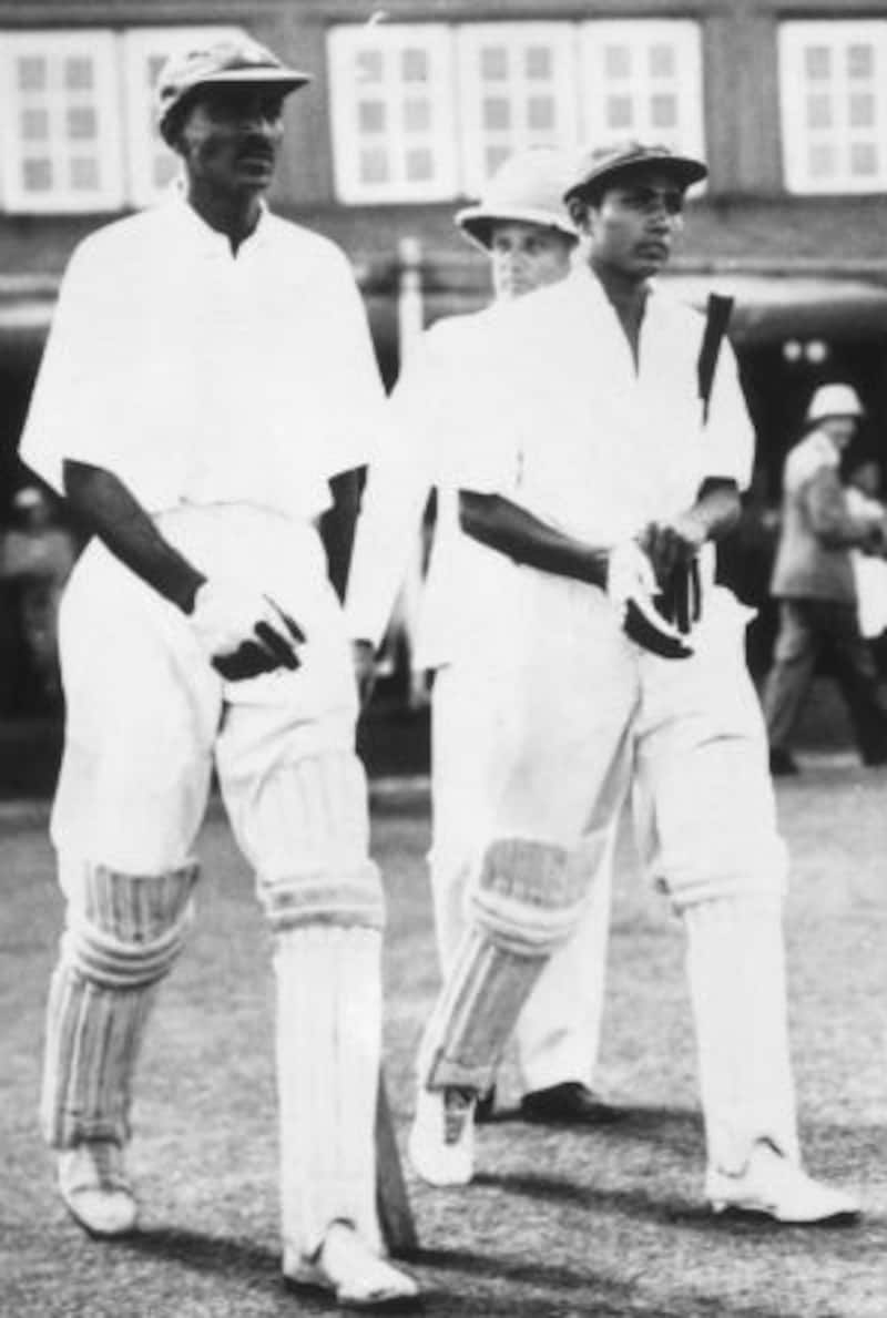 CK Nayudu (left) and Lala Amarnath were the stars in the Indian team &Acirc;&copy; Getty Images