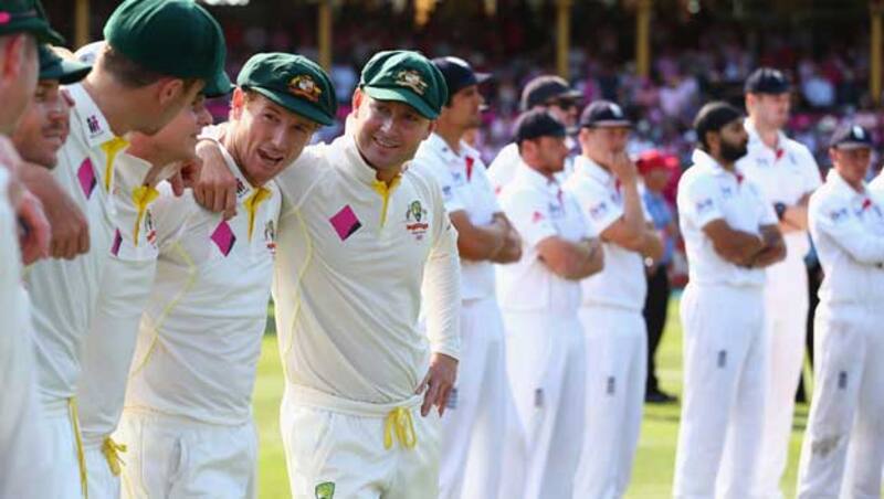 Australia went through a much more difficult phase than India, but emerged with flying colours against England in the Ashes 2013-14 series © Getty Images