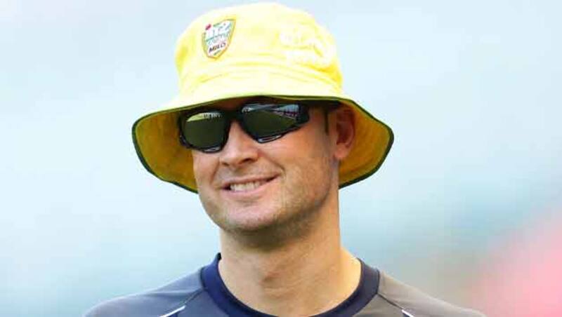 Michael-Clarke-calls-in-on-the-Australia-International-Twenty20-training-session-at-ANZ