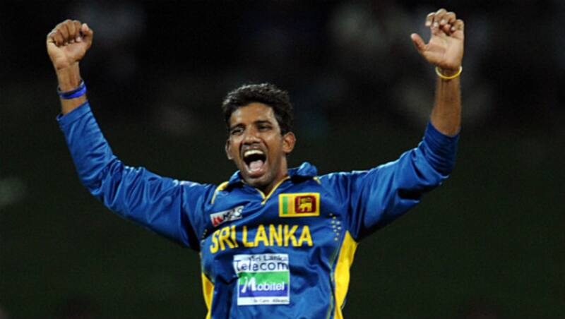 Sri Lankan cricketer Sachithra Senanayake