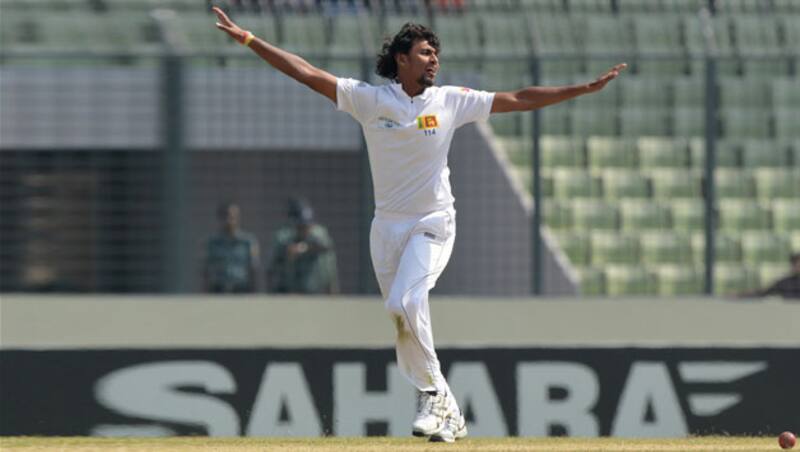 Pacer Suranga Lakmal gave Sri Lanka a great start with a wicket of his first over &copy; AFP