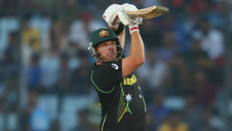 Aaron Finch was dismissed for 16 &Acirc;&copy; Getty Images  