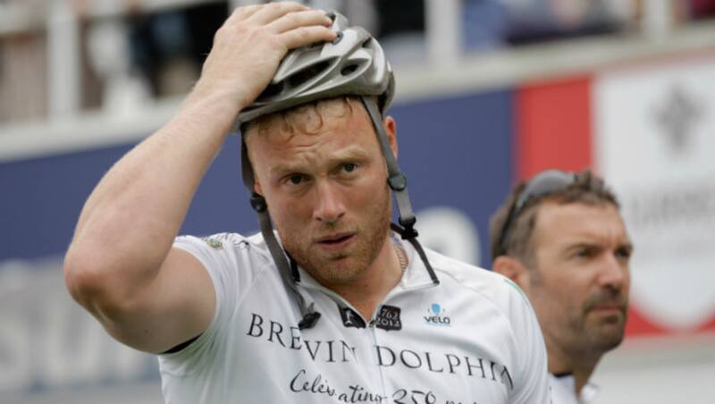 Andrew Flintoff pedalled along the Trans-Amazonian Highway built by the Brazilian military dictatorship in the early 1970s &copy; Getty Images (File Photo)