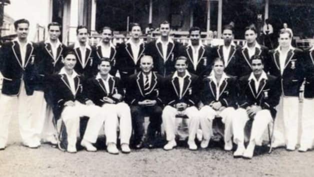 The Indian team for the 1952-53 tour of the West Indies. Photo courtesy: Deepak Shodhan Back, from left: Subhash Gupte, Ebrahim Maka, Datta Gaekwad, Chandrasekhar Gadkari, Mama Ghorpade, Deepak Shodhan, N Kannayiram, Vijay Manjrekar, Nana Joshi, Pankaj Roy, Madhav Apte Front, from left: Polly Umrigar, Dattu Phadkar, Ramaswamy (manager), Vijay Hazare (c), Vinoo Mankad, Gulabrai Ramchand