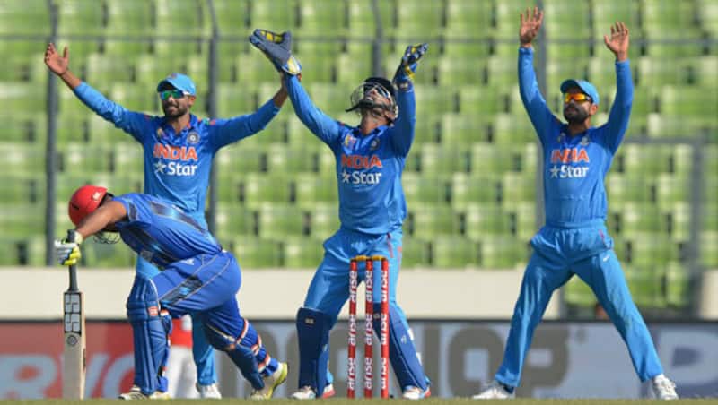 Indian spinners had the Afghanistan batsmen in serious trouble © AFP