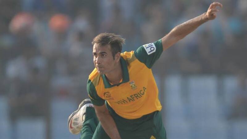 South Africa's Imran Tahir has taken 11 wickets in four matches in the ICC World T20 2014 &copy; Getty Images