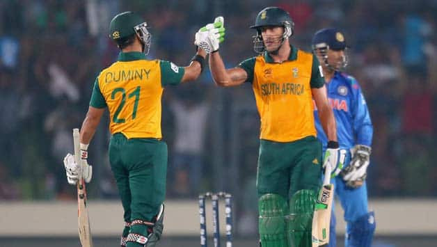 faf du plessis, jp duminy power south africa to 172/4