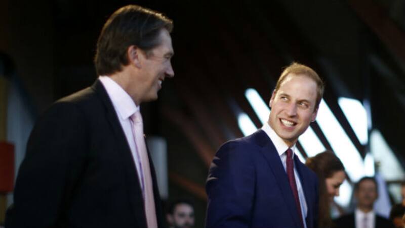 Glenn McGrath couldn't resist having a dig at Prince William over Australia's Ashes win