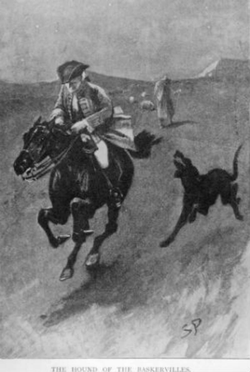 A scene from the Sherlock Holmes adventure 'The Hound of the Baskervilles' &Acirc;&copy; Getty Images