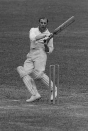 Harold Gimblett scored 123 runs in his first-ever First-Class match © Getty Images