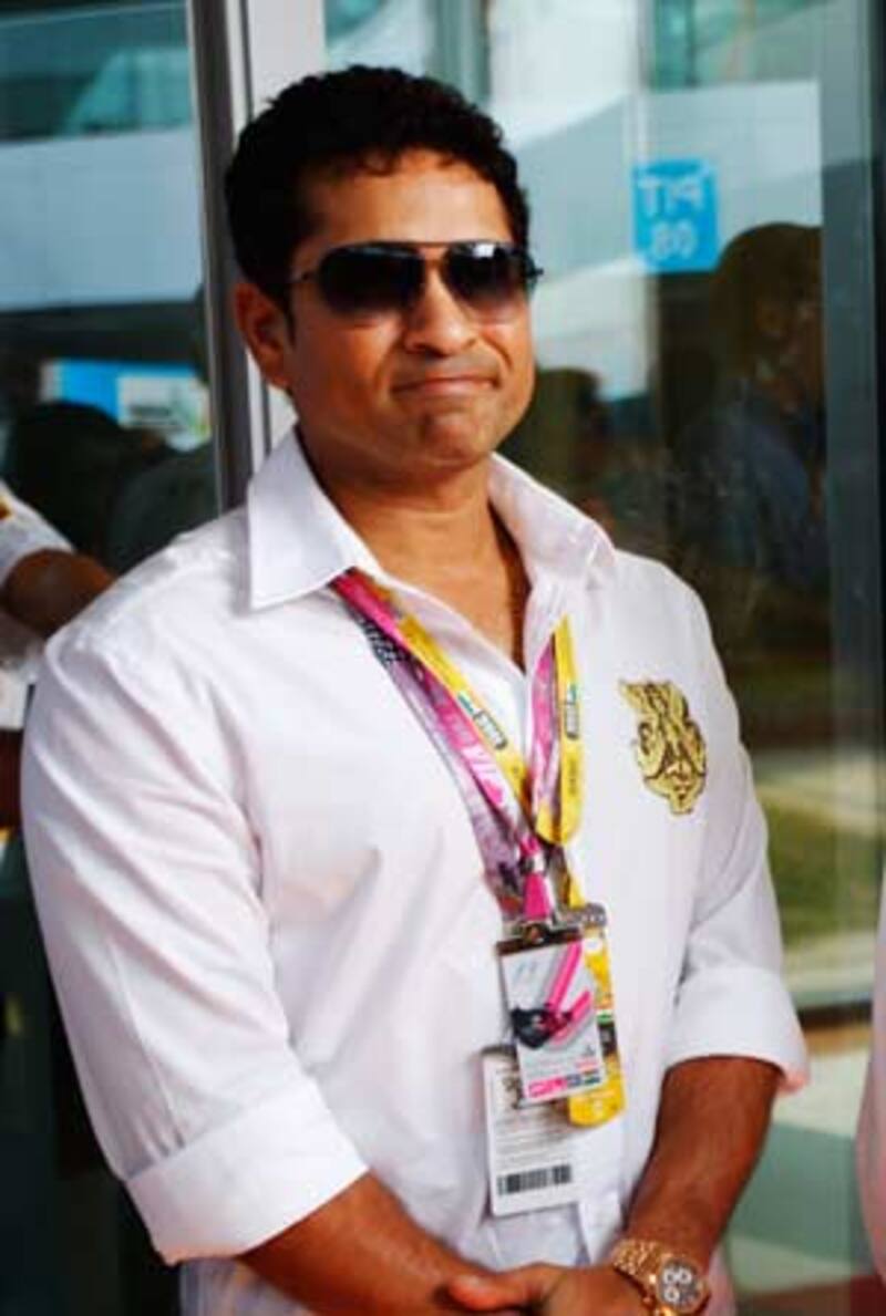 Sachin Tendulkar gave the Indian hockey players a pep talk ahead of the side's departure &Acirc;&copy; Getty Images