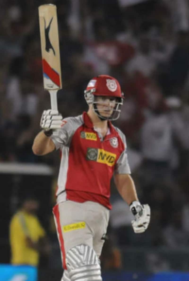 David Miller helped Kings XI Punjab chase down a 191-run target against Royal Challengers Bangalore in IPL 2013 © IANS