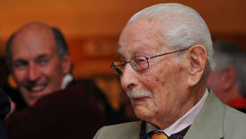 Norman Gordon on his hundredth birthday &copy; Getty Images