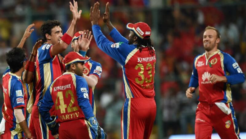 Royal Challengers Bangalore became the third team to have played 100 matches in IPL &copy; PTI