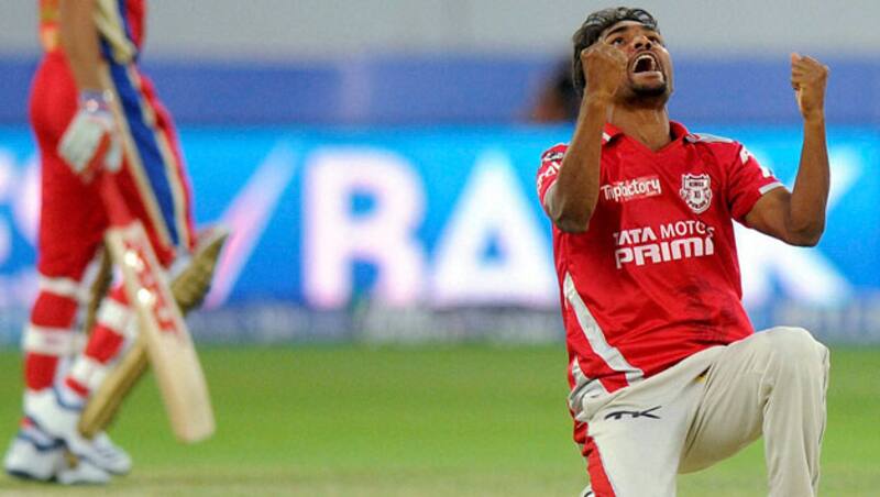 Sandeep Sharma has won back-to-back Man of the Match awards for Punjab &copy; PTI