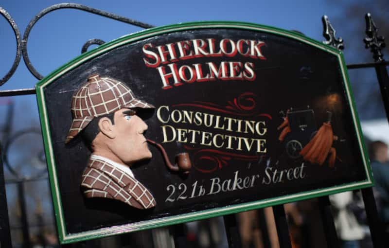A signboard of Sherlock Holmes &Acirc;&copy; Getty Images