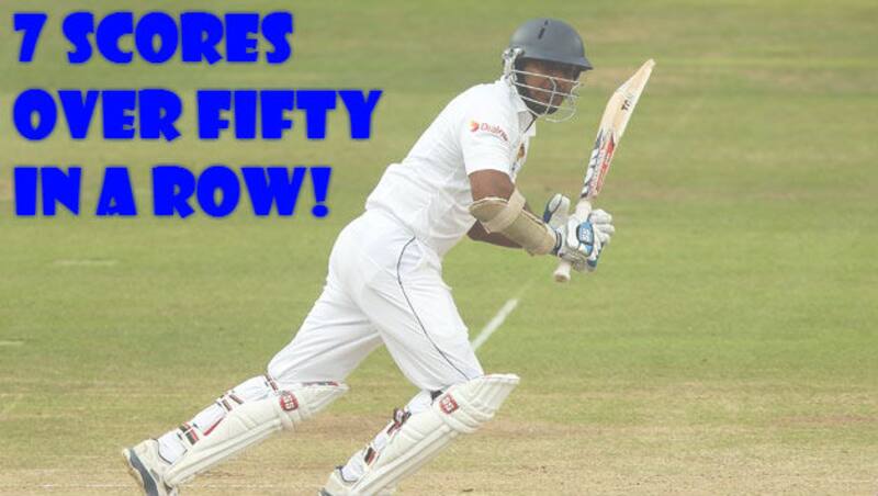 Kumar Sangakkara (above) has joined the likes of Everton Weekes, Andy Flower, and Shivnarine Chanderpaul &copy; Getty Images