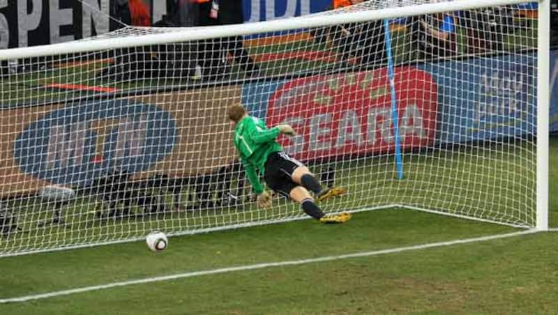 The FIFA World Cup 2010 was a catalyst to introduce Goalline technology after England were wrongly denied a goal, when the ball clearly crossed the line, in their Round 16 tie against Germany &Acirc;&copy; Getty Images