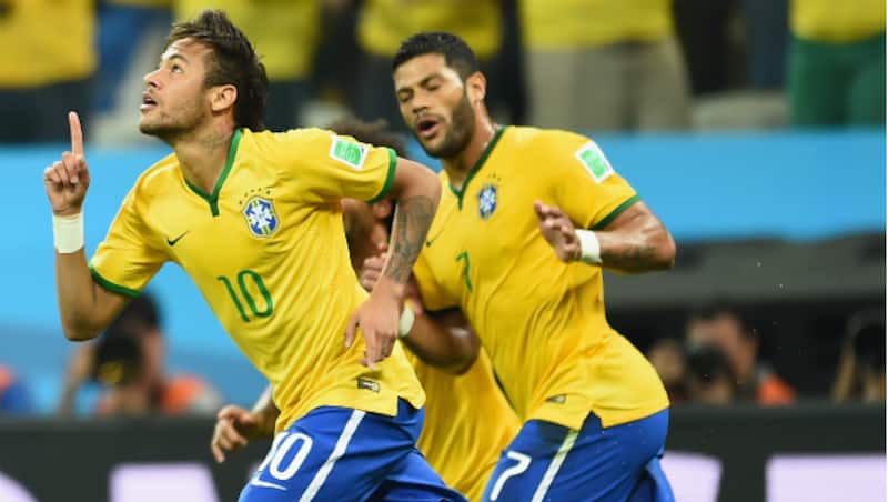Neymar scored a goal to tie with Croatia &copy; Getty Images