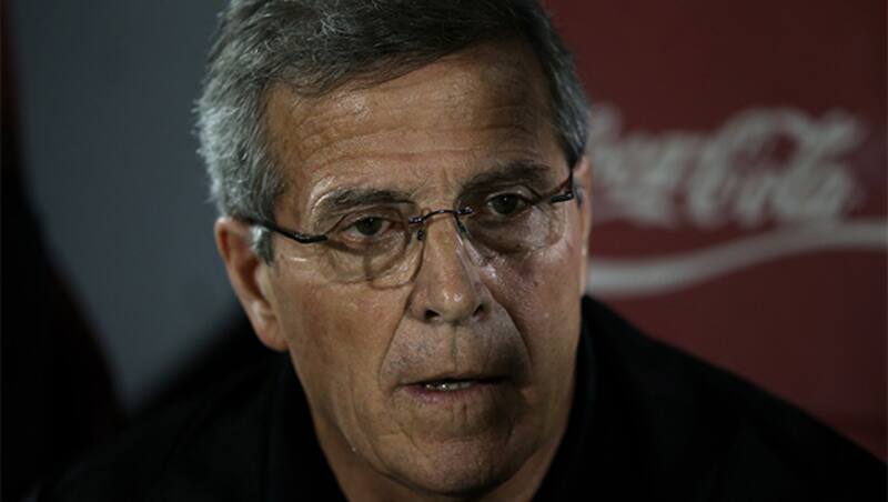 Oscar Tabarez has been Uruguay coach since &copy; Getty Images