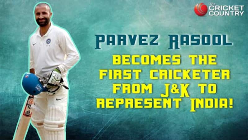 Parve Rasool Parvez Rasool becomes the first cricketer from Jammu & Kashmir to ...