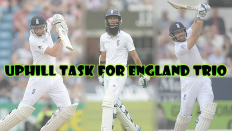 The three batsmen are their team's last hope © Getty Images