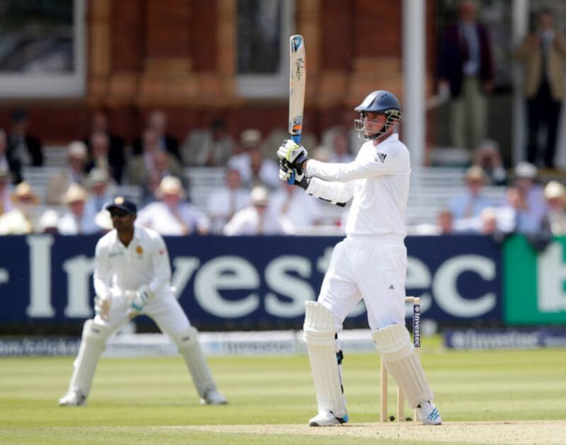 Stuart Broad (batting) played a breezy knock © Getty Images