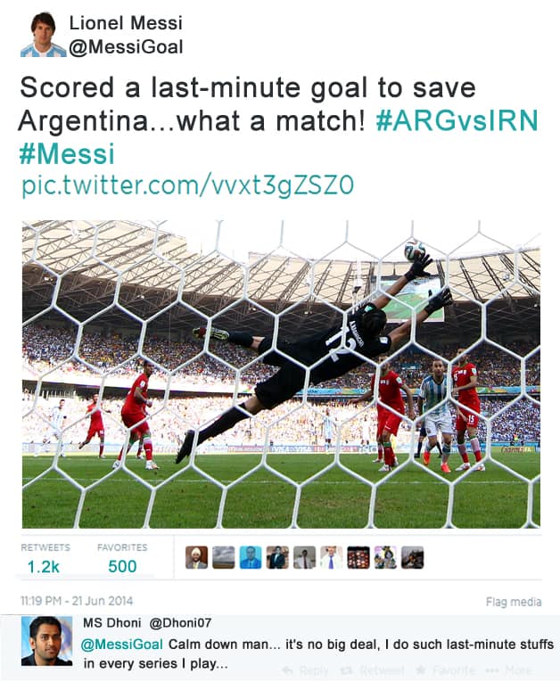 MS Dhoni trolls Lionel Messi after Argentina’s win in FIFA ... - 628 x 765 jpeg 404kB