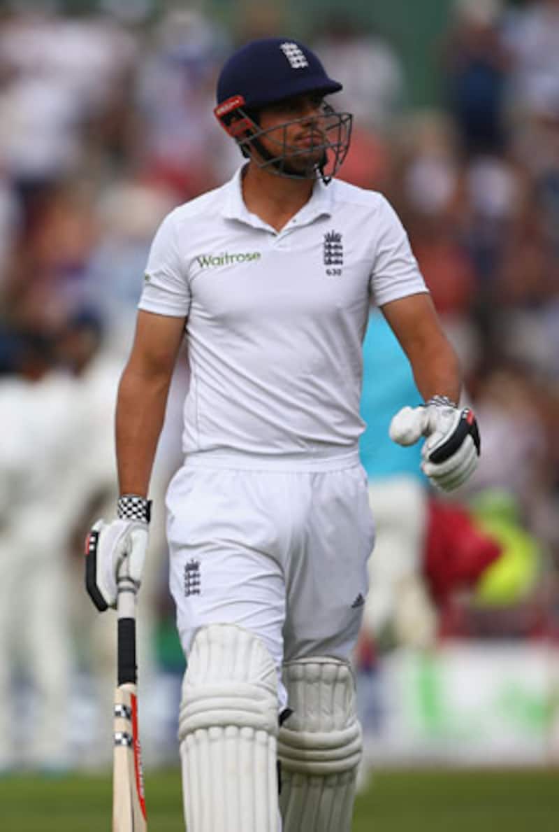 Alastair Cook was given a rousing ovation from the spectators at Ageas Bowl and also applauded despite Alastair Cook missing out on a well-deserved ton &copy; Getty Images