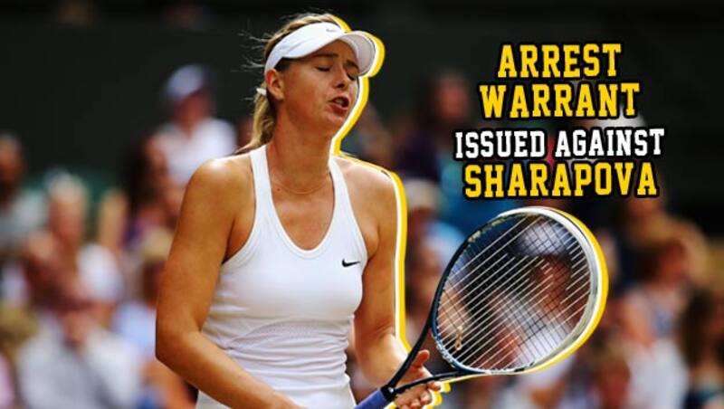 If the fanatical attack by fans on social media wasn't enough, Maria Sharapova has been issued an arrest warrant &Acirc;&copy; Getty Images