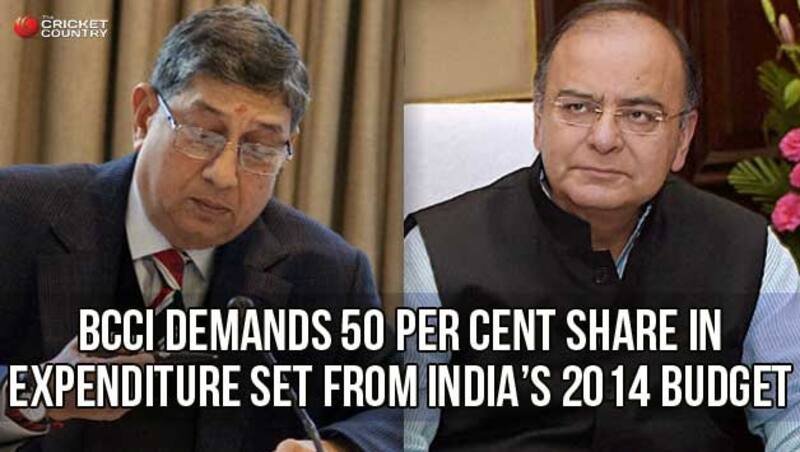 N Srinivasan (left) and Arun Jaitley &copy; Getty Images