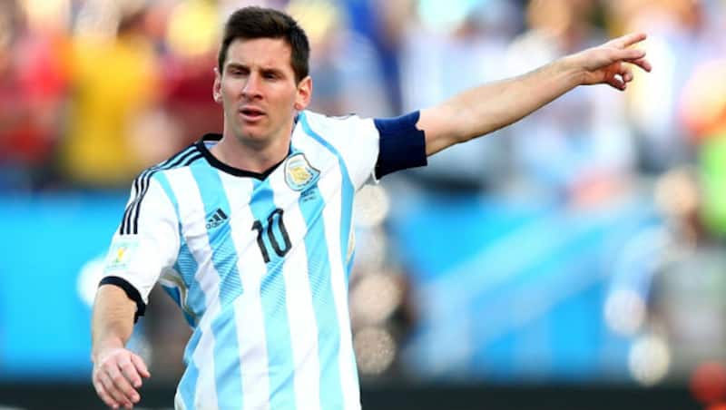 Lionel Messi helped Argentina beat Switzerland in the FIFA World Cup 2014 &copy; Getty Images