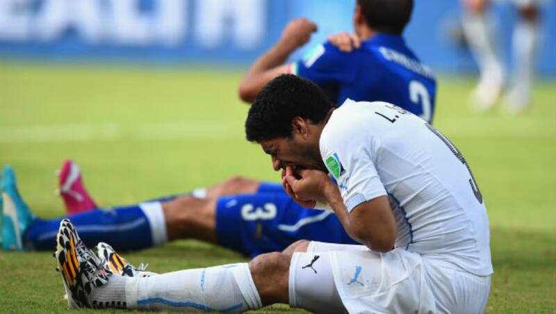 Luis Suarez has been banned for four months &copy; Getty Images 