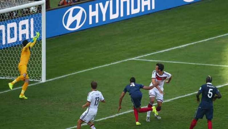 Mats Hummels's header was enough for Germany, who reached a record 13th semi-final