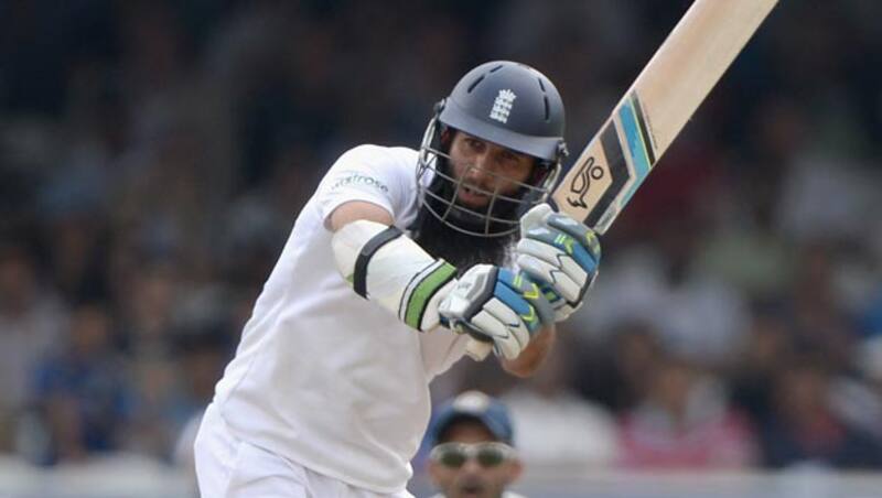 Moeen Ali scored 12 off 28 balls on Monday at the Ageas Bowl in the ongoing third Test against India &Acirc;&copy; Getty Images  