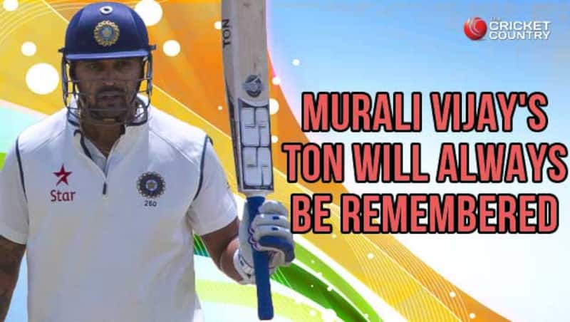 Murali Vijay's innings was brilliantly played out depending on the situation of the match &copy; Getty Images