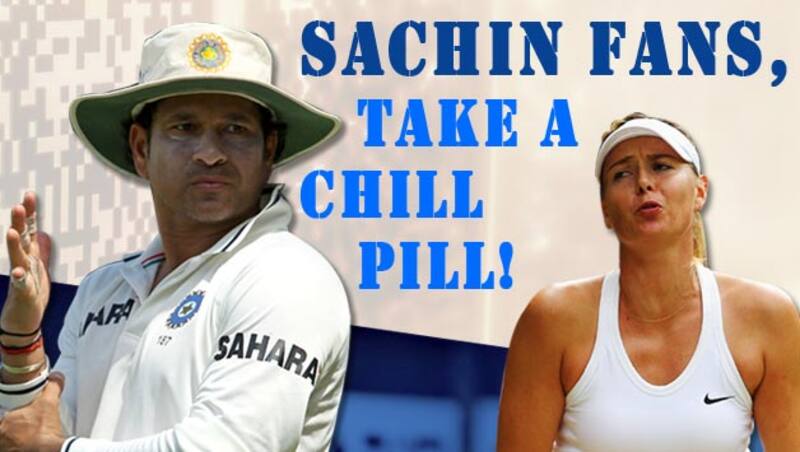 Sachin Tendulkar (left) may be an idol in India, but that doesn't mean the Russian-American Maria Sharapova has to know about him &Acirc;&copy; Getty Images
