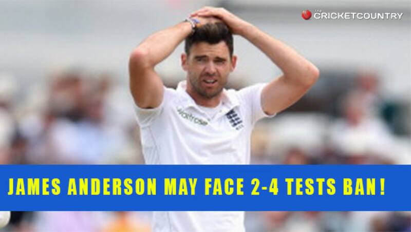 James Anderson faces 2-Test match ban for abusing Ravindra Jadeja