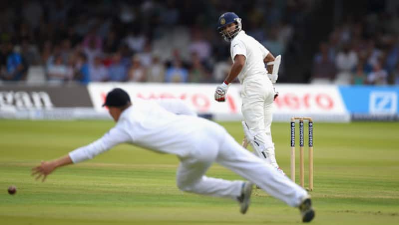 With this extraordinary stroke of luck, India went into lunch at 73 for two © Getty Images