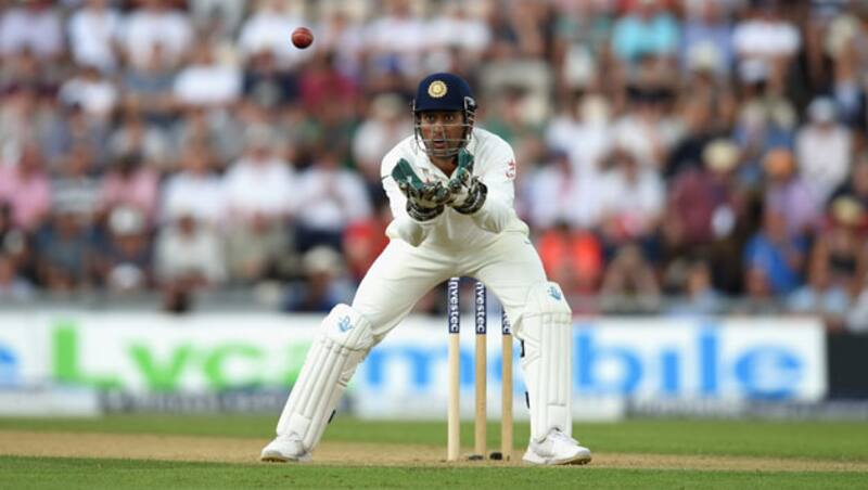India-wicketkeeper-M.S.-Dhoni-in-action-during-day-two-of-the-3rd-Investec-Test-at-Ageas-Bowl