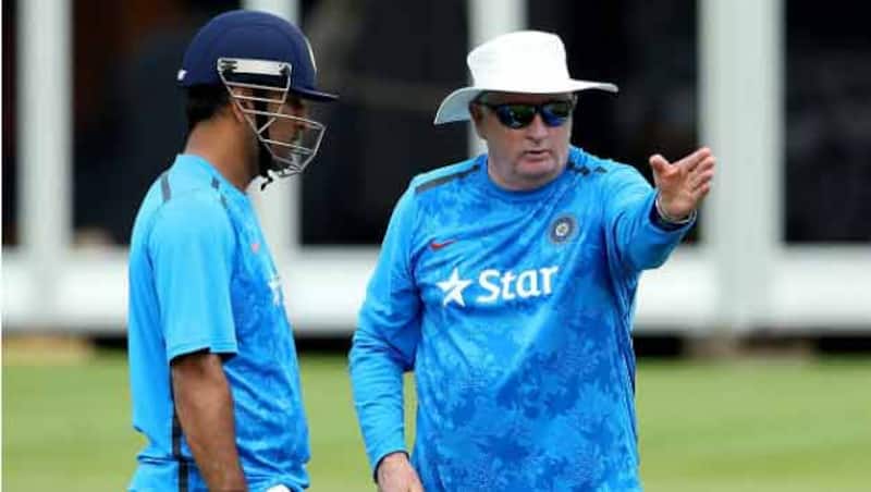 MS Dhoni had said that Duncan Fletcher will be with the team till the ICC World Cup 2015 which apparently didn't go down well with the BCCI officials &copy; Getty Images