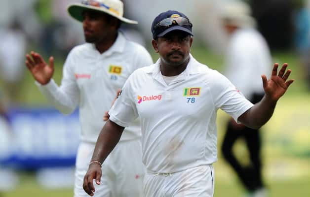 Rangana Herath is the fourth left-arm spinner to go past 250 Test wickets. Derek Underwood, Daniel Vettori and Bishan Singh Bedi are the others © AFP