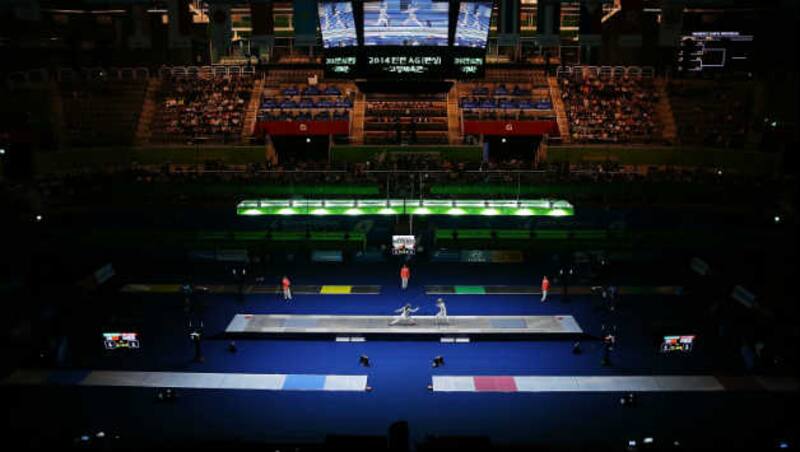 China reigned supreme against Japan in tennis at the Asian Games © Getty Images