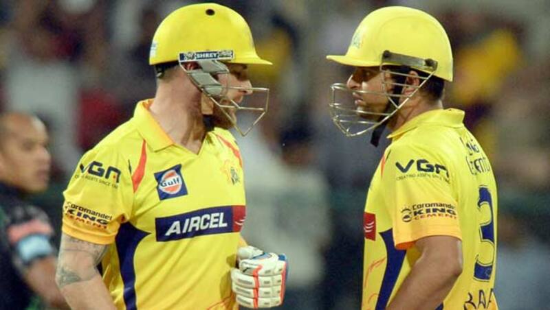 Brendon McCullum and Suresh Raina &Acirc;&copy; IANS (File Photo)