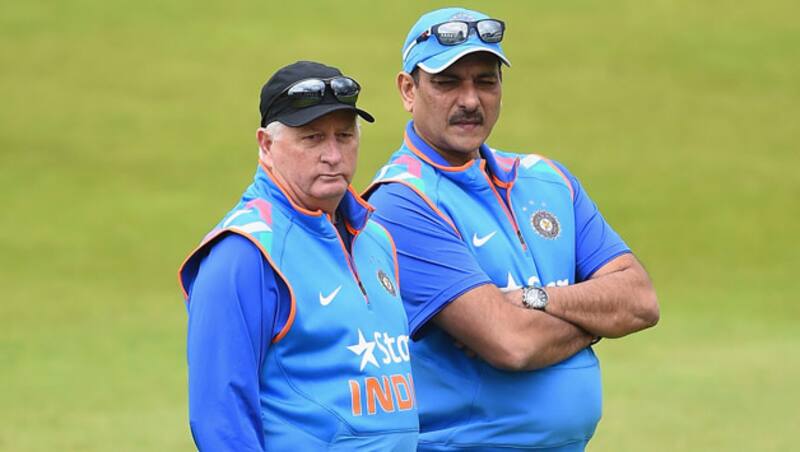 Duncan Fletcher (left) and Ravi Shastri © Getty Images