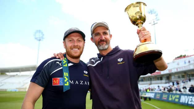 Jason Gillespie (Right) has come for widespread praise across England for transforming Yorkshire's fortunes © Getty Images